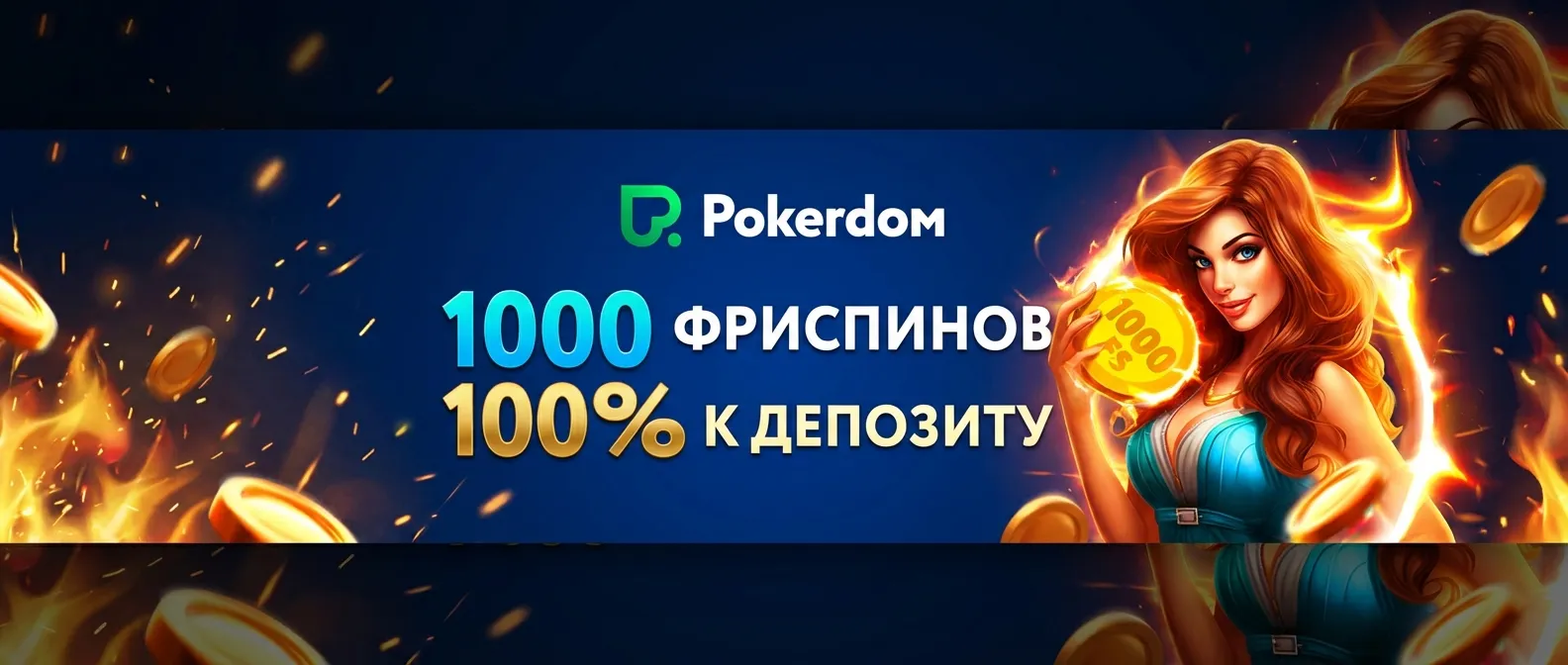 Pokerdom казино баннер